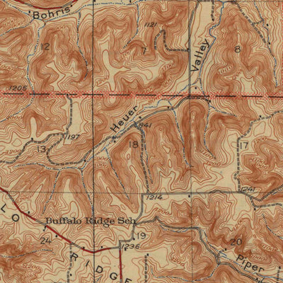 United States Geological Survey Winona, MN-WI (1937, 62500-Scale) digital map