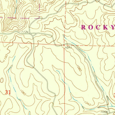 United States Geological Survey Winona, MO (1965, 24000-Scale) digital map