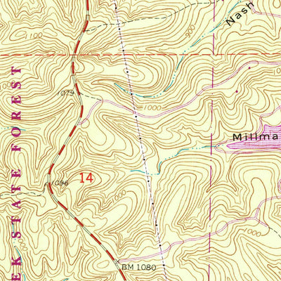 United States Geological Survey Winona, MO (1965, 24000-Scale) digital map