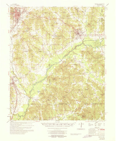 United States Geological Survey Winona, MS (1968, 62500-Scale) digital map