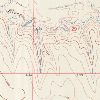 United States Geological Survey Winona NE, KS (1972, 24000-Scale) digital map
