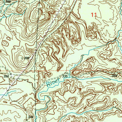 United States Geological Survey Winona South, MI (1999, 24000-Scale) digital map