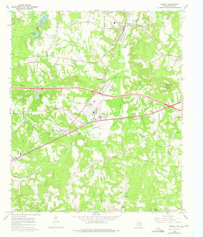 United States Geological Survey Winona, TX (1966, 24000-Scale) digital map