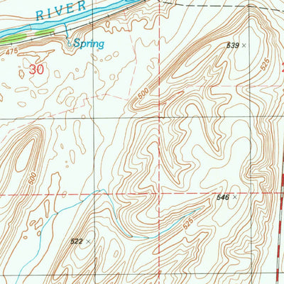 United States Geological Survey Winona, WA (1981, 24000-Scale) digital map