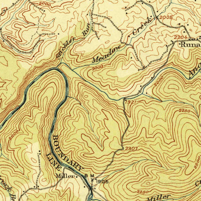United States Geological Survey Winona, WV (1916, 62500-Scale) digital map