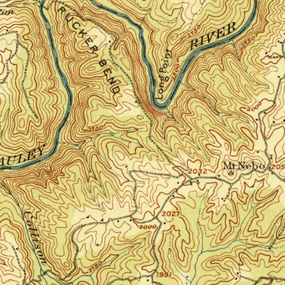 United States Geological Survey Winona, WV (1916, 62500-Scale) digital map