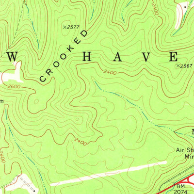 United States Geological Survey Winona, WV (1969, 24000-Scale) digital map