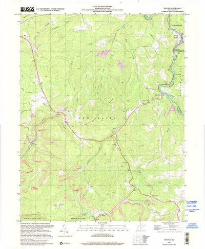United States Geological Survey Winona, WV (2000, 24000-Scale) digital map