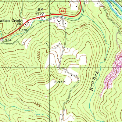 United States Geological Survey Winona, WV (2000, 24000-Scale) digital map