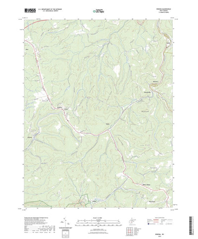 United States Geological Survey Winona, WV (2023, 24000-Scale) digital map