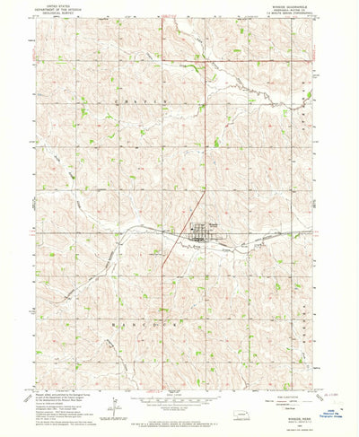 United States Geological Survey Winside, NE (1963, 24000-Scale) digital map