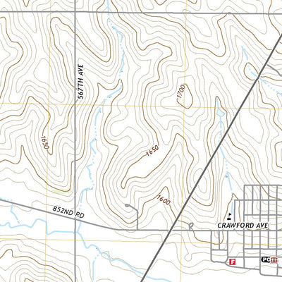 United States Geological Survey Winside, NE (2021, 24000-Scale) digital map