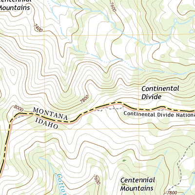 United States Geological Survey Winslow Creek, MT (2020, 24000-Scale) digital map