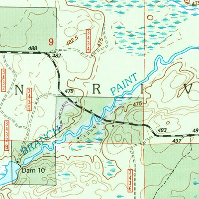 United States Geological Survey Winslow Lake, MI (1999, 24000-Scale) digital map