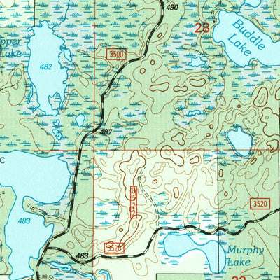 United States Geological Survey Winslow Lake, MI (1999, 24000-Scale) digital map