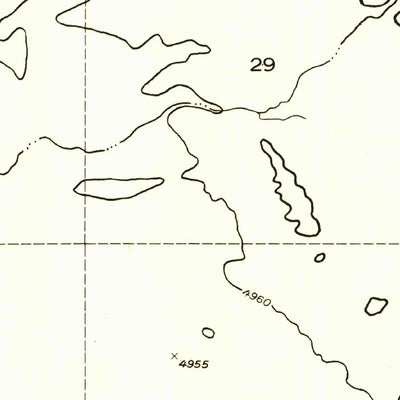United States Geological Survey Winslow NE, AZ (1954, 24000-Scale) digital map