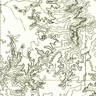 United States Geological Survey Winslow NE, AZ (1954, 24000-Scale) digital map