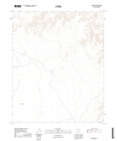 United States Geological Survey Winslow NE, AZ (2021, 24000-Scale) digital map