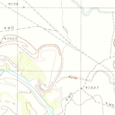 United States Geological Survey Winslow NW, AZ (1986, 24000-Scale) digital map
