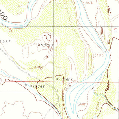 United States Geological Survey Winslow NW, AZ (1986, 24000-Scale) digital map