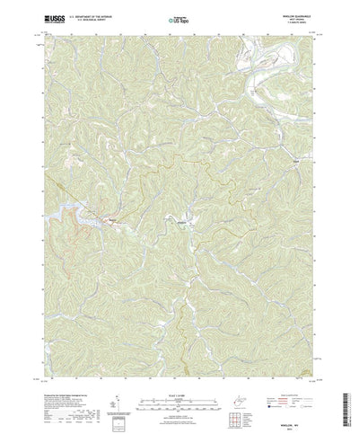 United States Geological Survey Winslow, WV (2023, 24000-Scale) digital map