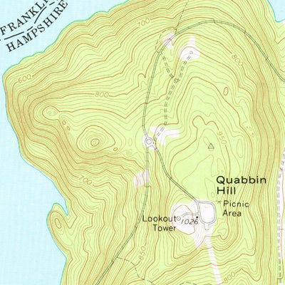 United States Geological Survey Winsor Dam, MA (1967, 24000-Scale) digital map