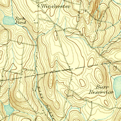 United States Geological Survey Winsted, CT (1892, 62500-Scale) digital map