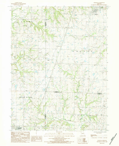 United States Geological Survey Winston, MO (1984, 24000-Scale) digital map