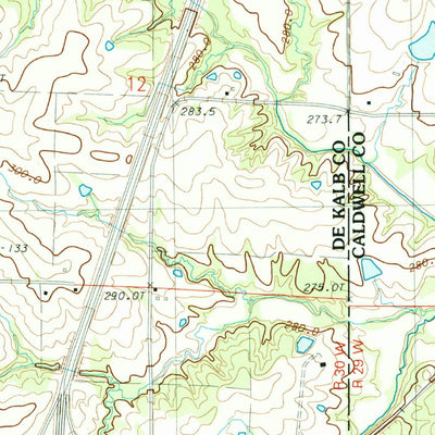 United States Geological Survey Winston, MO (1984, 24000-Scale) digital map