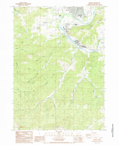 United States Geological Survey Winston, OR (1987, 24000-Scale) digital map