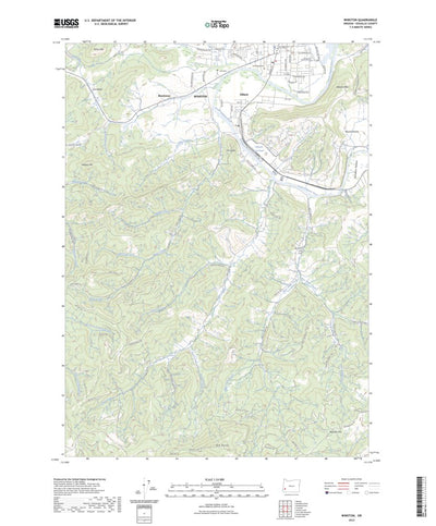 United States Geological Survey Winston, OR (2023, 24000-Scale) digital map