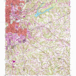 United States Geological Survey Winston-Salem East, NC (1950, 24000-Scale) digital map