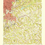 United States Geological Survey Winston-Salem East, NC (1951, 24000-Scale) digital map