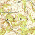 United States Geological Survey Winston-Salem East, NC (1951, 24000-Scale) digital map