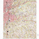 United States Geological Survey Winston-Salem East, NC (1997, 24000-Scale) digital map
