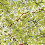 United States Geological Survey Winston-Salem, NC-VA-TN (1955, 250000-Scale) digital map