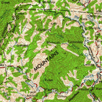 United States Geological Survey Winston-Salem, NC-VA-TN (1962, 250000-Scale) digital map