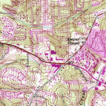 United States Geological Survey Winston-Salem West, NC (1950, 24000-Scale) digital map