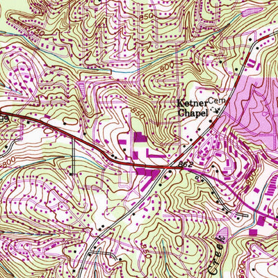 United States Geological Survey Winston-Salem West, NC (1950, 24000-Scale) digital map