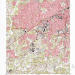 United States Geological Survey Winston-Salem West, NC (1997, 24000-Scale) digital map