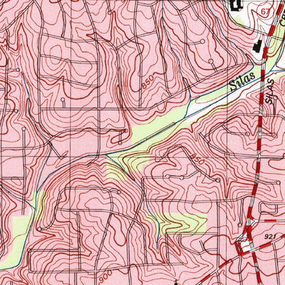 United States Geological Survey Winston-Salem West, NC (1997, 24000-Scale) digital map