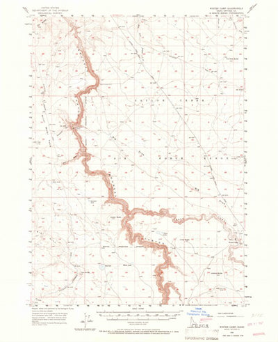 United States Geological Survey Winter Camp, ID (1956, 62500-Scale) digital map