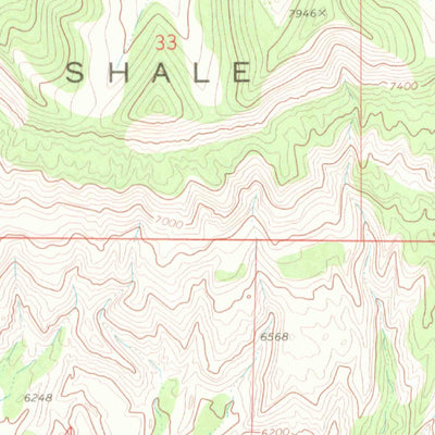 United States Geological Survey Winter Flats, CO (1968, 24000-Scale) digital map