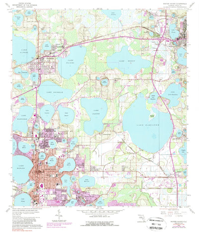 United States Geological Survey Winter Haven, FL (1959, 24000-Scale) digital map