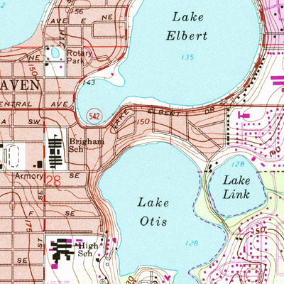 United States Geological Survey Winter Haven, FL (1959, 24000-Scale) digital map