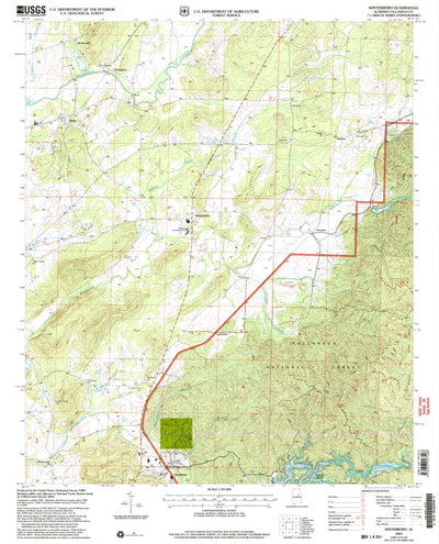 United States Geological Survey Winterboro, AL (2001, 24000-Scale) digital map