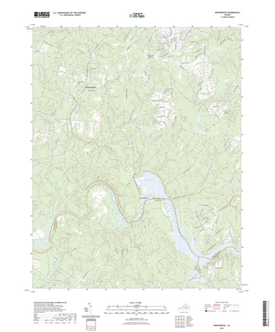 United States Geological Survey Winterpock, VA (2022, 24000-Scale) digital map