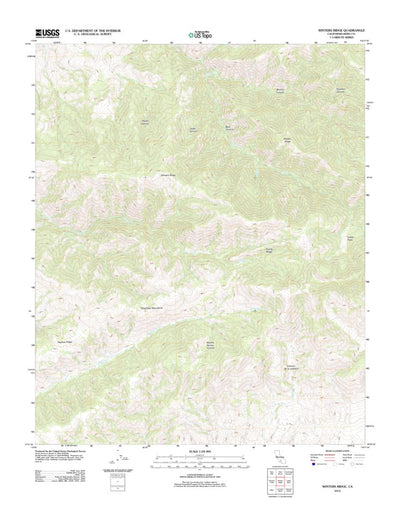 United States Geological Survey Winters Ridge, CA (2012, 24000-Scale) digital map