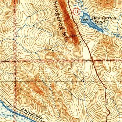 United States Geological Survey Winterville, ME (1931, 62500-Scale) digital map
