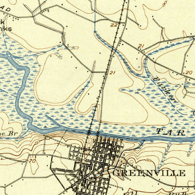 United States Geological Survey Winterville, NC (1905, 62500-Scale) digital map